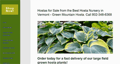 Desktop Screenshot of greenmountainhosta.com