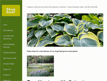 Tablet Screenshot of greenmountainhosta.com